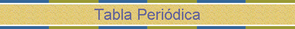 Tabla Peridica